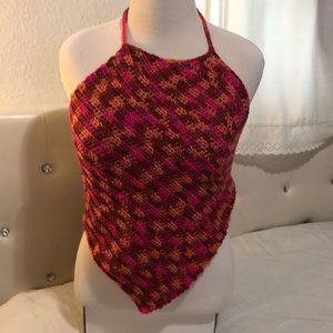 Handmade Crochet Halter Top